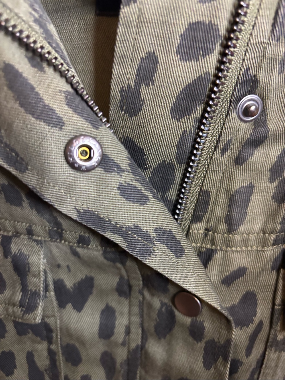 Rails Olive Leopard Utility Jacket - Picture 6 of 7